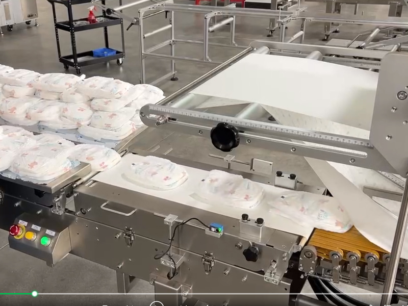 Production Line for Baby Diaper Plastic Free Paper Wrapper
